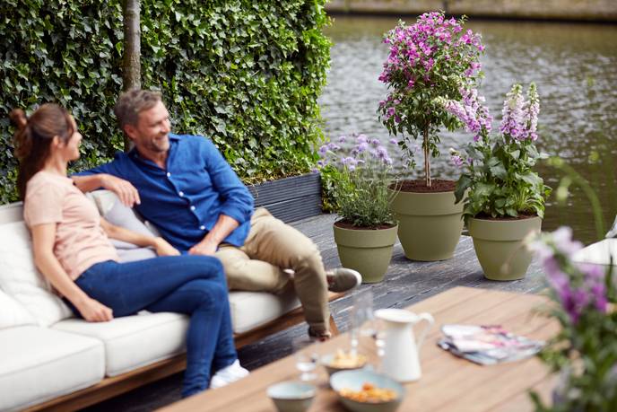 vibia campana round 20cm sage green